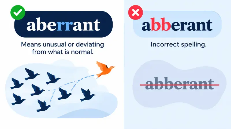 aberrant vs abberant