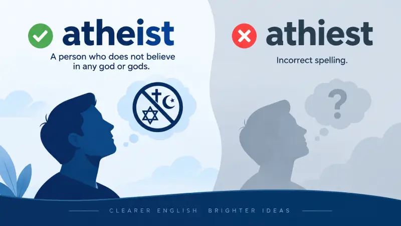 atheist vs athiest