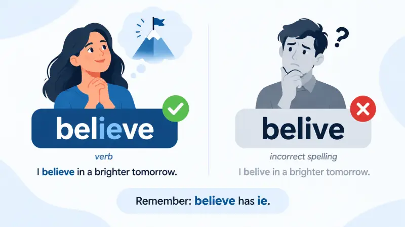 believe vs belive
