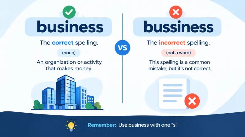 Business vs. Bussiness: Which Spelling Is Correct?