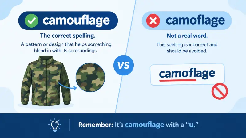 camouflage vs camoflage