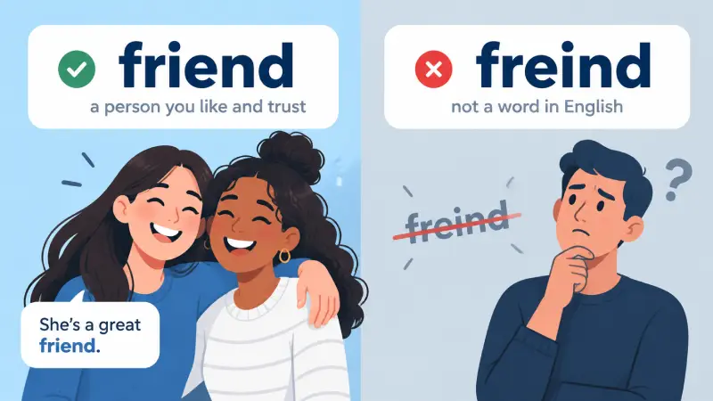 friend vs freind