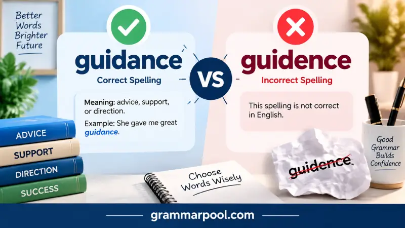 guidance vs guidence