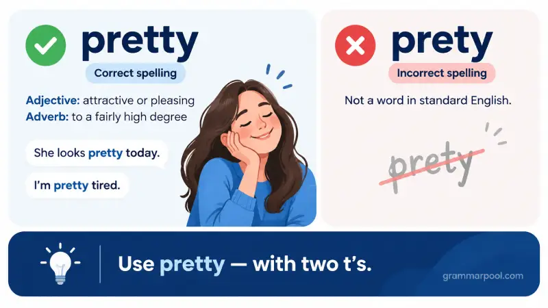pretty vs prety