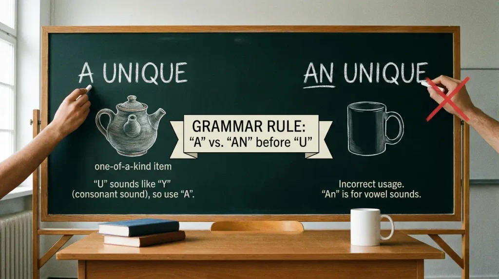 a unique vs an unique