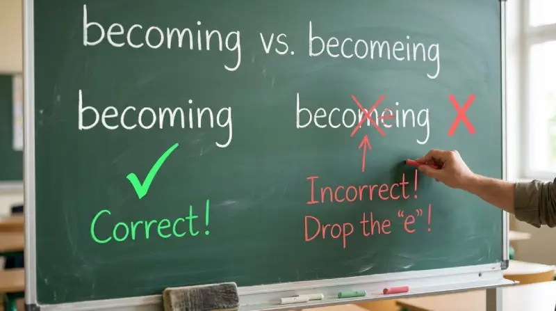 becoming vs becomeing