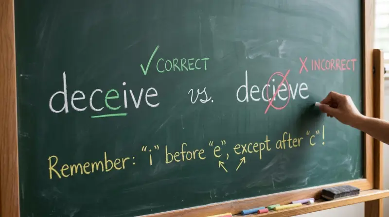 deceive vs decieve