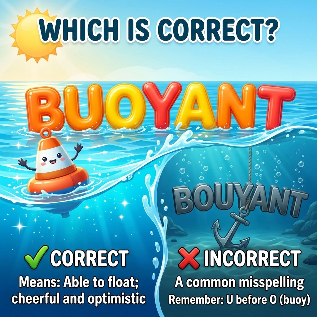 buoyant vs bouyant